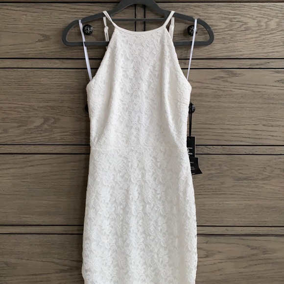 👰🏻‍♀️ NWT Lulus Ephemeral Allure Ivory Lace Maxi Dress - Picture 7 of 11